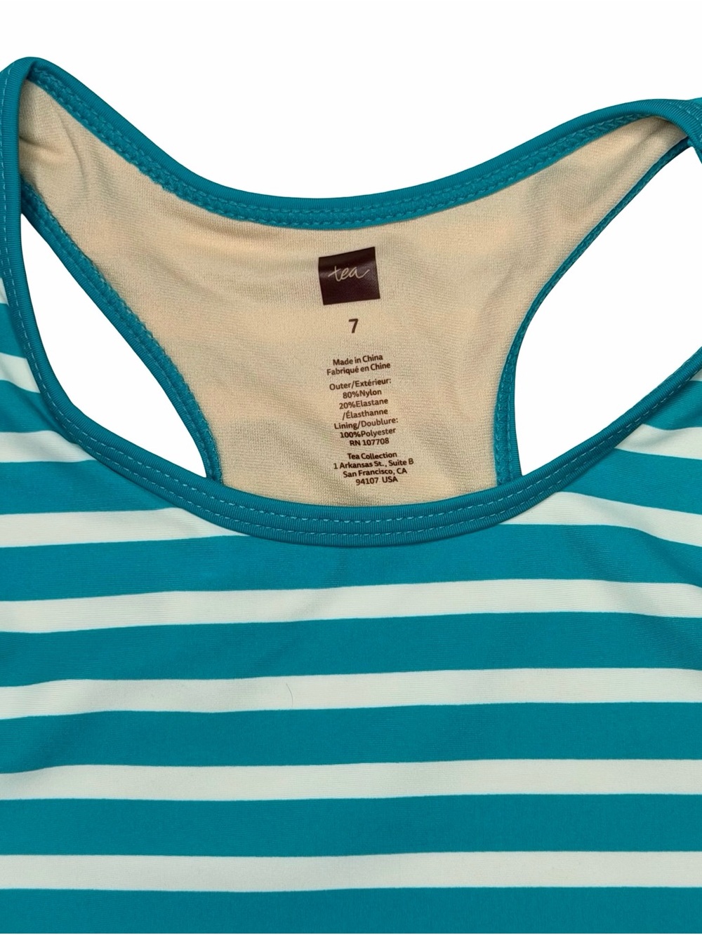 Tea Collection Racerback Swim Top - Picture 2 of 2